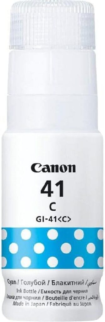 Original Canon GI 41 Cyan Ink Bottle Supreme Networks