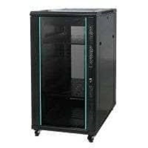 32U Data cabinets 600 x 600 Floor Standing Glass Door