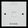 D-Link NFP-0WHI11 Single Faceplate Square White