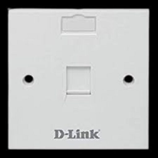 D-Link NFP-0WHI11 Single Faceplate Square White