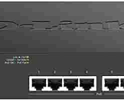 D-Link 8 Port Gigabit Smart Managed Switch-DGS-F1100-10PS