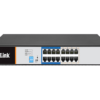 D-Link DGS-F1210-18PS-E 16-port Gigabit PoE Smart Switch