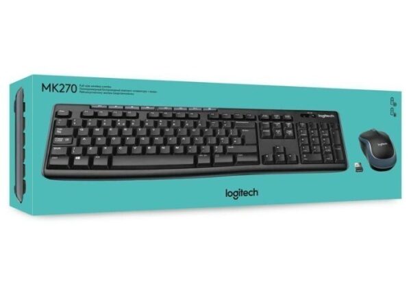 Logitech Wireless Keyboard & Mouse MK270 - 920-004509