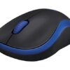Logitech Wireless Mouse M185 - Blue - 910-002236