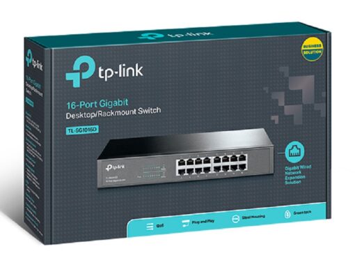 Tp-link 16-Port Gigabit Desktop/Rackmount Switch-TL-SG1016D