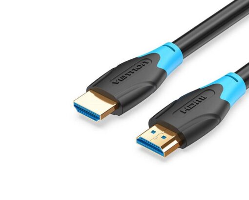 VENTION FLAT HDMI CABLE 1M BLACK-VEN-AACBF