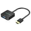 VENTION HDMI TO VGA CONVERTER 0.15M BLACK – 42154