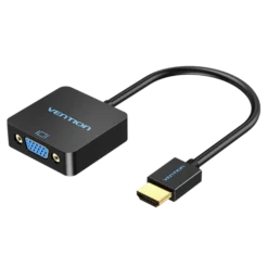 VENTION HDMI TO VGA CONVERTER 0.15M BLACK – 42154
