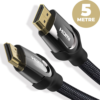 VENTION NYLON BRAIDED HDMI CABLE 5M-VAA-B05-B500