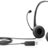 HP Stereo USB Headset Black - T1A67AA