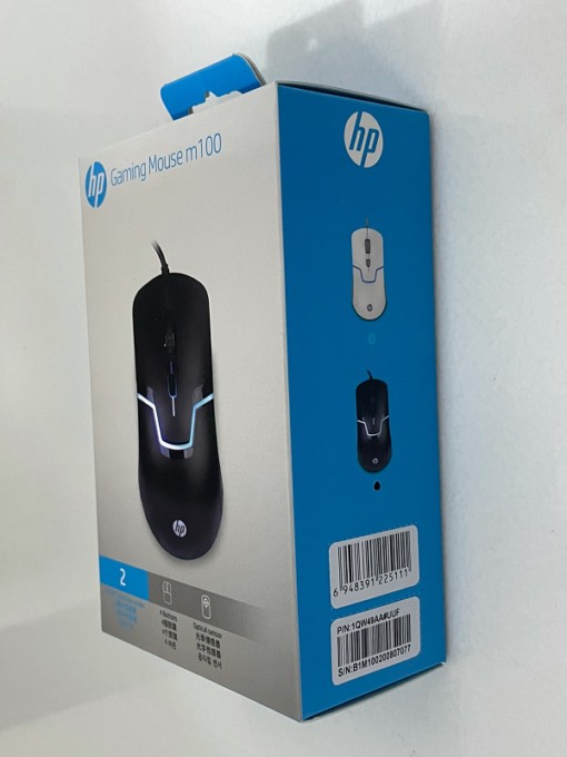 HP USB Gaming Mouse M100 Black - 1QW49AA