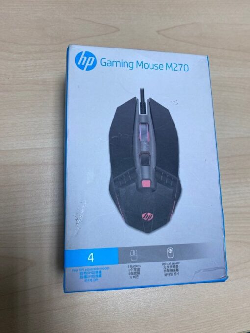 HP USB Gaming Mouse M270 Black - 7ZZ87AA