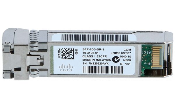 Cisco SFP-10G-SR 10GBASE-SR SFP Module transceiver