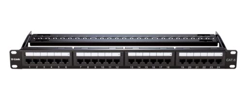 Dlink 24port Cat6 Unshielded Fully Loaded patch panel