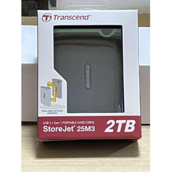 Transcend External HDD 2TB - Iron Grey - TS2TSJ25M3S
