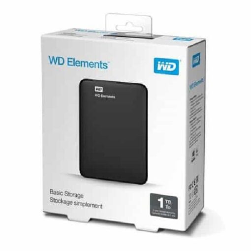 Western Digital Elements Portable 1TB-WDBUZG0010BBK-WESN