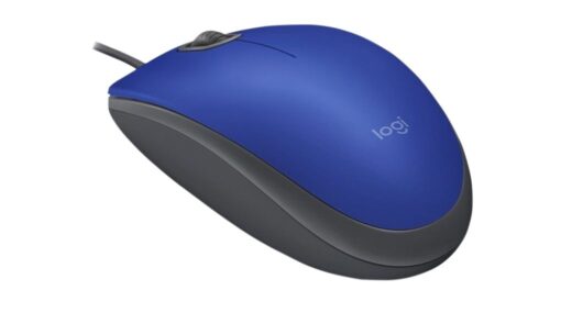 Logitech USB Silent Mouse M110 - Blue - 910-005488