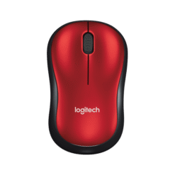 Logitech Wireless Mouse M185 - Red - 910-002237