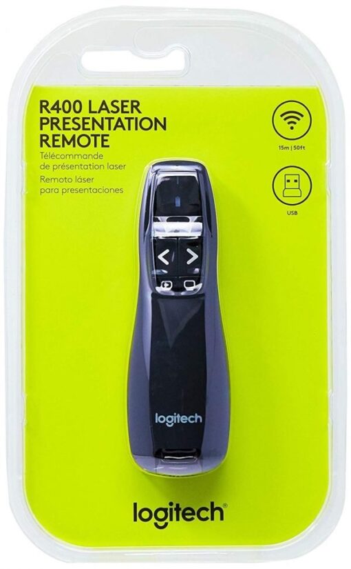 Logitech Wireless Presenter R400 - Mid Grey-910-001356