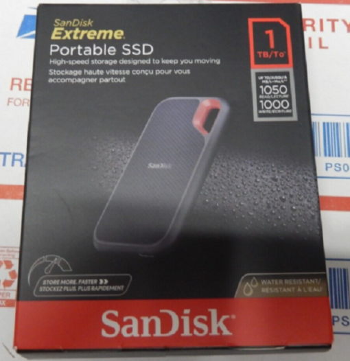 SanDisk E61Extreme Portable SSD 1TB -SDSSDE61-1T00-G25