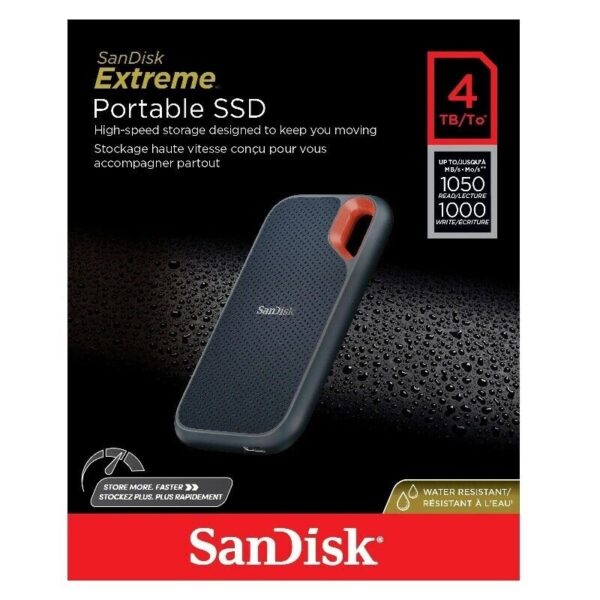 SanDisk E61 Extreme Portable SSD 4TB-SDSSDE61-4T00-G25