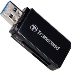 Transcend SD and microSD Card Reader USB 3.1 Gen 1 Black