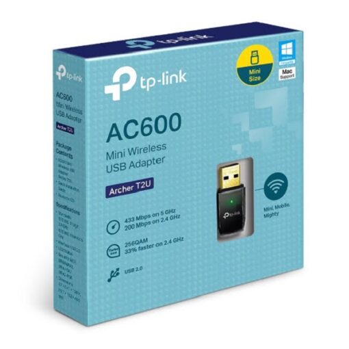 Tp-link AC600 Wireless Dual Band USB Adapter-TL-ARCHER T2U