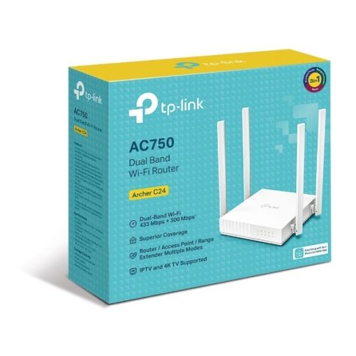 Tp-link AC750 Dual-Band Wi-Fi Router - TL-Archer C24