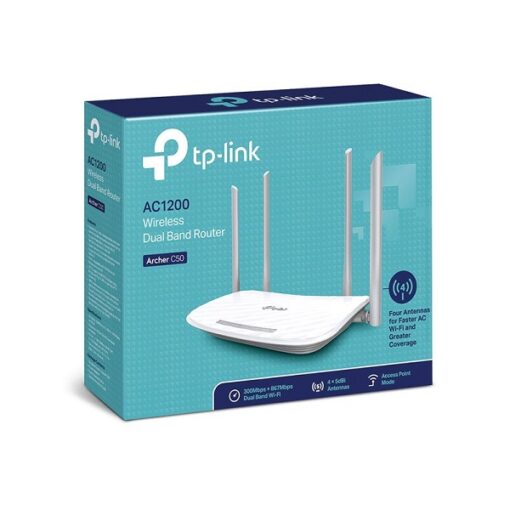 Tp-link AC1200 Wireless Dual Band Router -TL-ARCHER C50