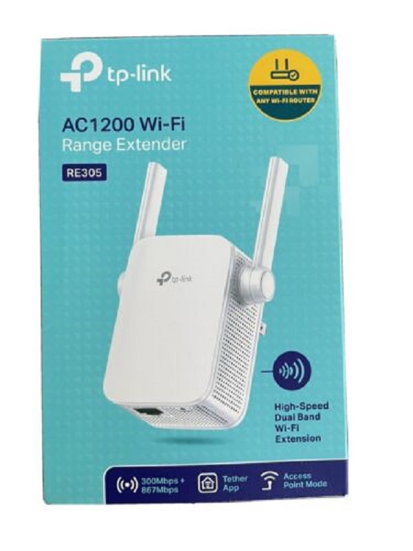 TP-LINK RE305 AC1200 Dual-Band Wi-Fi Wireless Range Extender