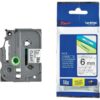 Brother Tape TZE-141 6mm Black on Clear