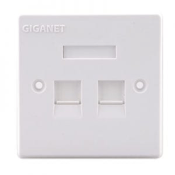 Giganet-GN-C6-FP-02-2Port-Faceplate