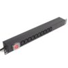 Metallic 10 ways C13 Power Distribution Unit PDU
