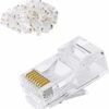 RJ45 cat 6 Jack Connectors 1000Pcs