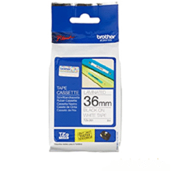 Brother TZe-261 36mm Black on White Label Tape