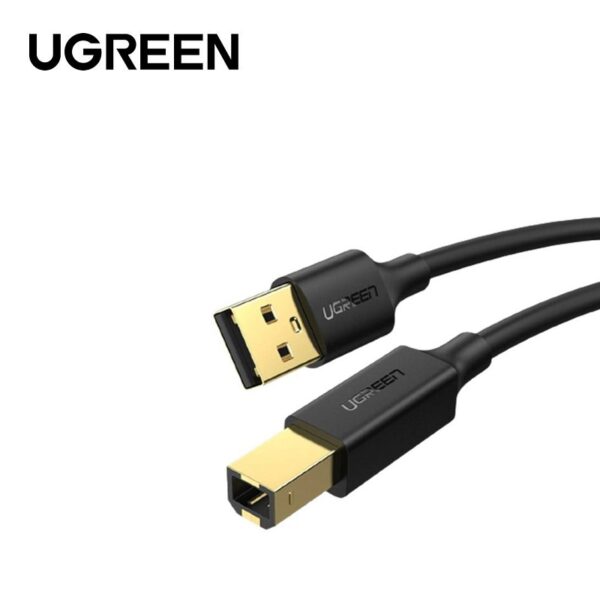 UGREEN USB 2.0 AM to BM Print Cable 1.5m (Black) - US135