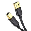 UGREEN USB 2.0 AM to BM Print Cable 1.5m (Black) – US135