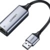 UGREEN USB 3.0 to RJ45 Gigabit Ethernet Adapter Aluminum Case (Space Gray) - CM209