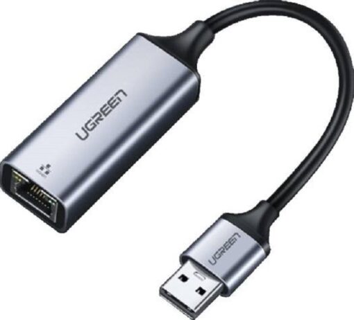 UGREEN USB 3.0 to RJ45 Gigabit Ethernet Adapter Aluminum Case (Space Gray) - CM209