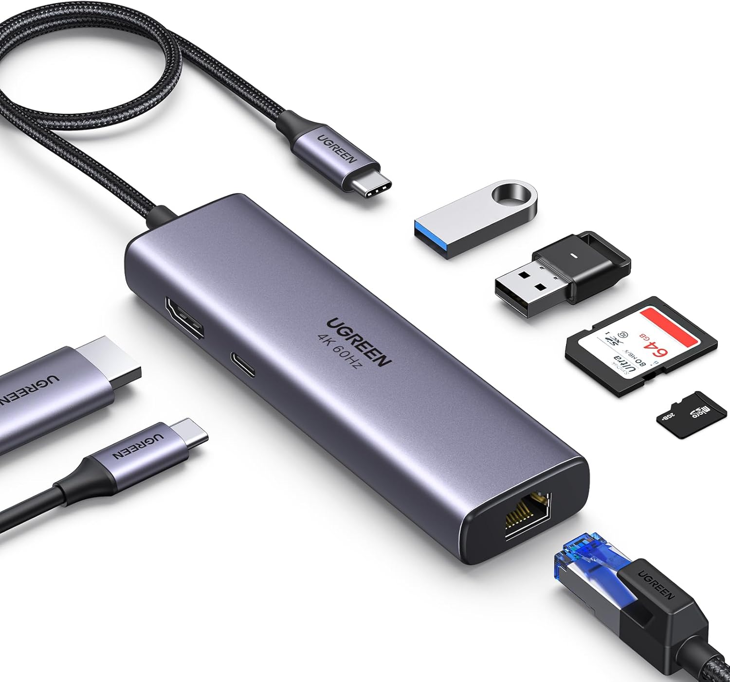UGREEN USB-C Multifunction Adapter 7 in 1 - CM512
