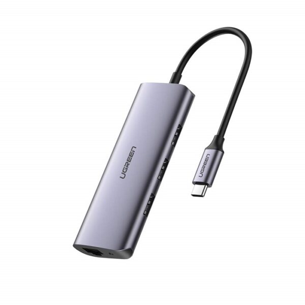 UGREEN USB-C to USB 3.0 Hub + Gigabit Ethernet-CM475