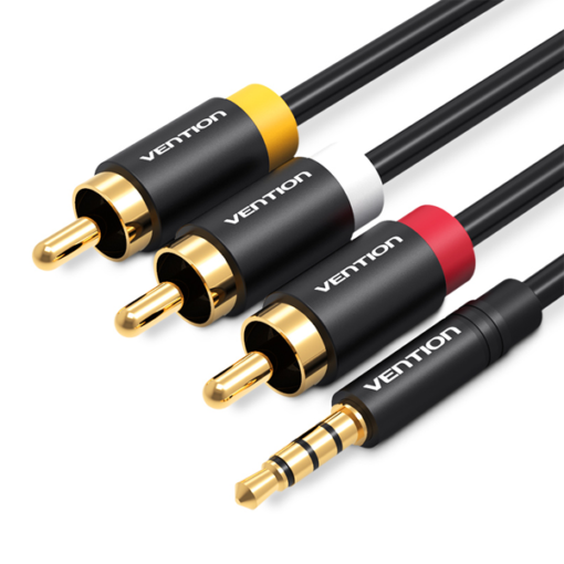 VENTION 3.5MM TO 3RCA AV CABLE 2M-VEN-VAB-R07-B200