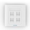 VENTION-4-PORT-WALL-FACEPLATE-WHITE-86-TYPE