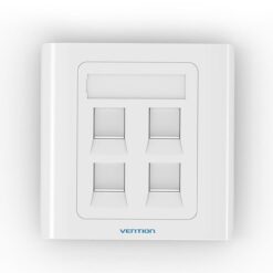 VENTION-4-PORT-WALL-FACEPLATE-WHITE-86-TYPE