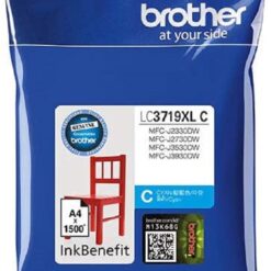 Brother Genuine LC3719XLC Super High Yield Cyan Printer Ink Cartridge