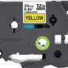 Brother Genuine P-Touch TZE-651 Tape Black on Yellow 24MM
