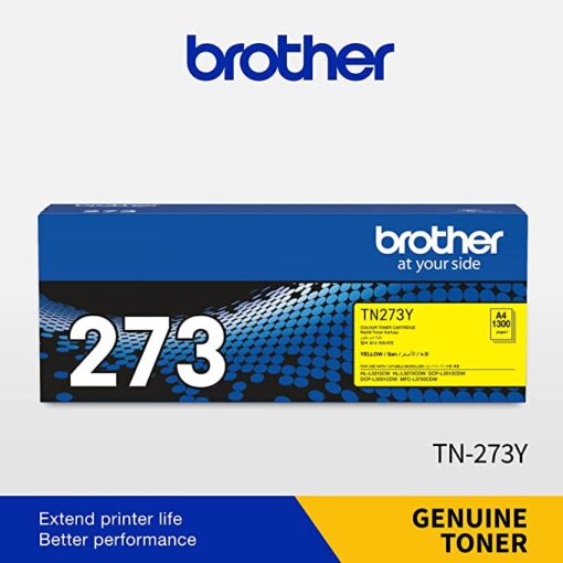 Brother Genuine Tn-273Y Yellow Ink Toner Cartridge