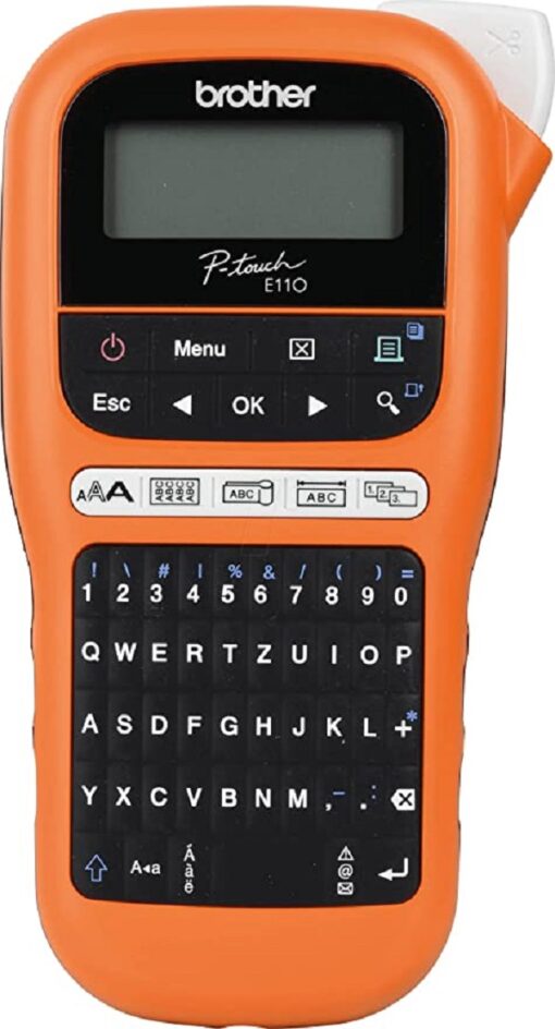 Brother PT-E110 Label Maker, P-Touch Electrician Label Printer