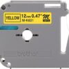 Brother Printer MK631 Tape Cartridges 0.5IN Wide Black On Yellow