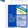 Brother TZe-561 Labelling Tape Cassette Black on Blue 36 mm